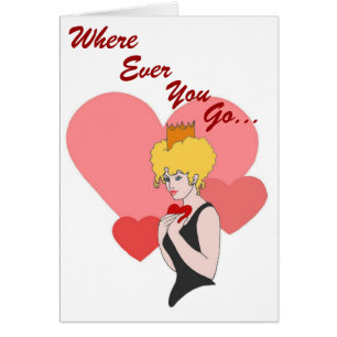 Queen of Hearts Card