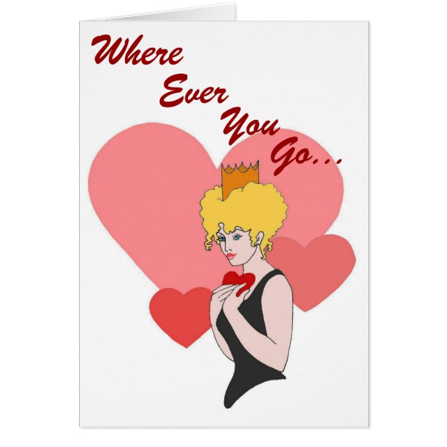 Queen of Hearts Card (Front)