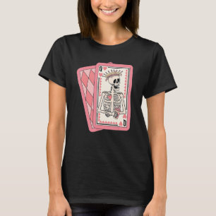 Queen Of Hearts Card Happy Valentine's Day Men Wom T-Shirt