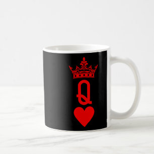 Queen Of Hearts Cards Matching Couple Saint Valent Coffee Mug