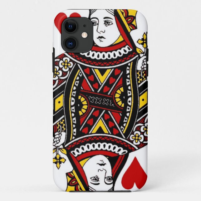 Queen of Hearts Case-Mate iPhone Case (Back)