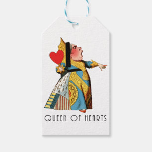 Queen of Hearts Classic Alice and Wonderland Gift Tags