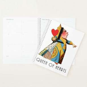 Queen of Hearts Classic Alice and Wonderland Planner