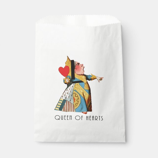 Queen of Hearts Classic Alice in Wonderland Favour Bags (Front)