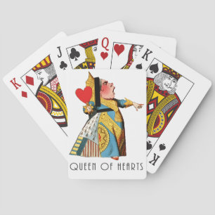 Queen of Hearts Classic Alice in Wonderland Playing Cards