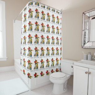 Queen of Hearts Classic Alice in Wonderland Shower Curtain