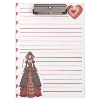 Queen of Hearts Clipboard