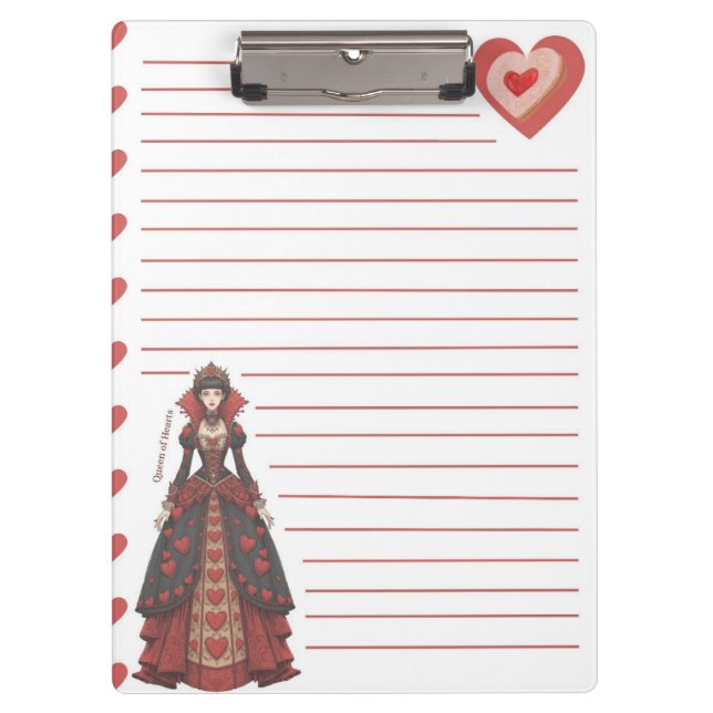 Queen of Hearts Clipboard (Front)