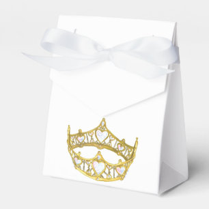 Queen of Hearts crown favour box tent