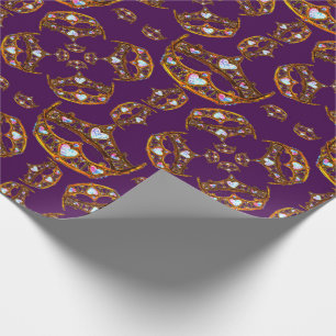 Queen of Hearts crown tiara royal purple gift wrap