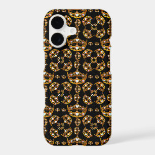 Queen of Hearts crowns & tiaras black iphone case