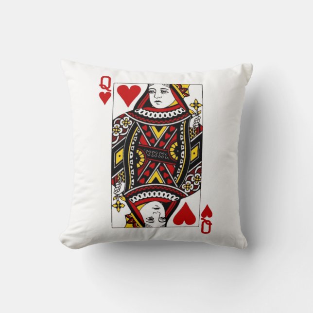 Queen of Hearts Cushion (Front)