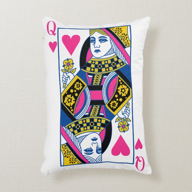 Queen of Hearts Decorative Cushion (Front(Vertical))