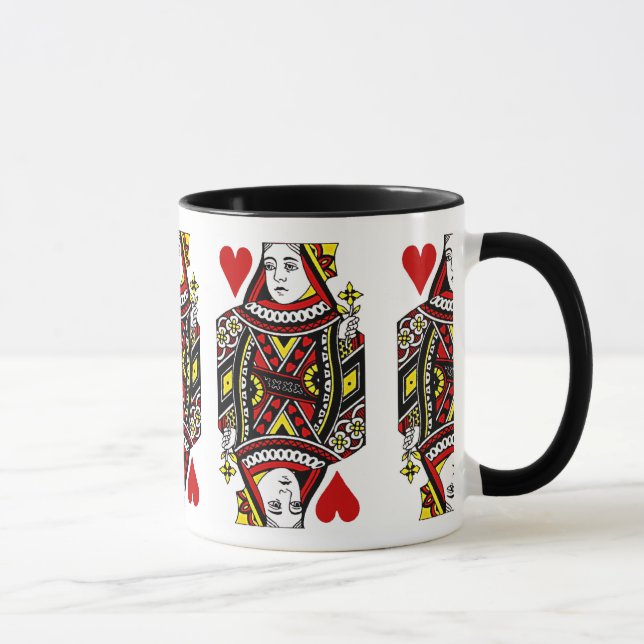 Queen of Hearts Design Coffee Mug (Right)