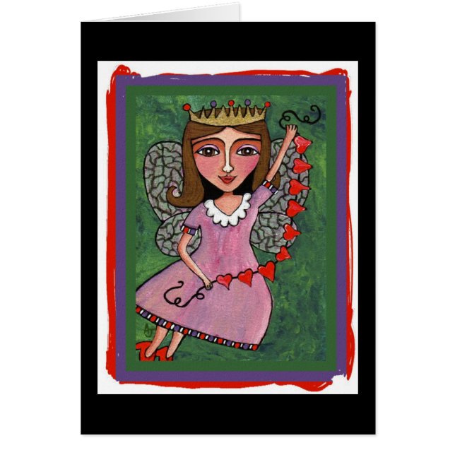 Queen of Hearts Fairy - all-occasion cards (Front)