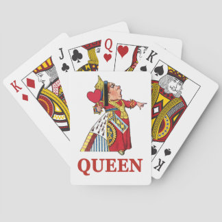 Queen of Hearts From Alice in Wonderland Playing Cards