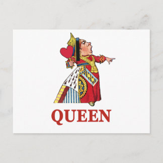 Queen of Hearts From Alice in Wonderland Postcard