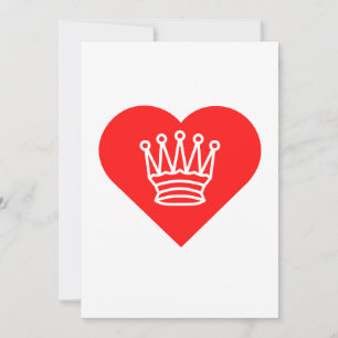 Queen of Hearts Greeting Card