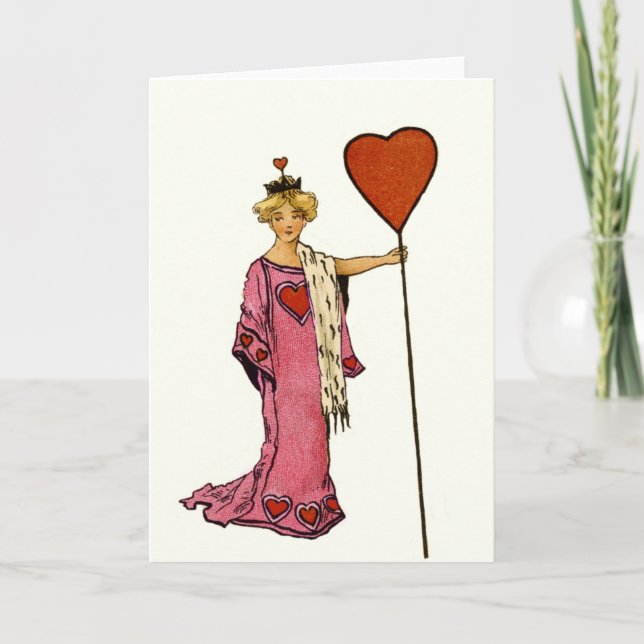 Queen of Hearts Holiday Card (Front)