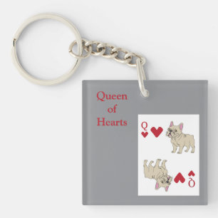 Queen of Hearts Key Ring