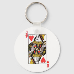 Queen of Hearts Key Ring