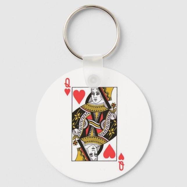 Queen of Hearts Key Ring (Front)
