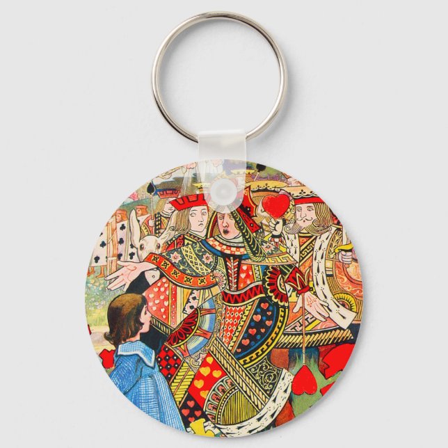 Queen of Hearts Key Ring (Front)