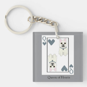 Queen of Hearts Key Ring