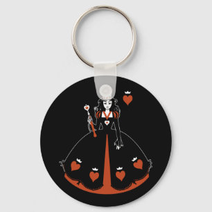 Queen of Hearts Key Ring