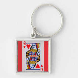 Queen of Hearts  Key Ring