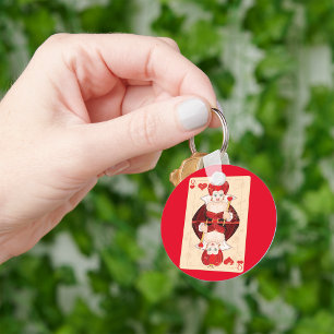 Queen Of Hearts Keychain