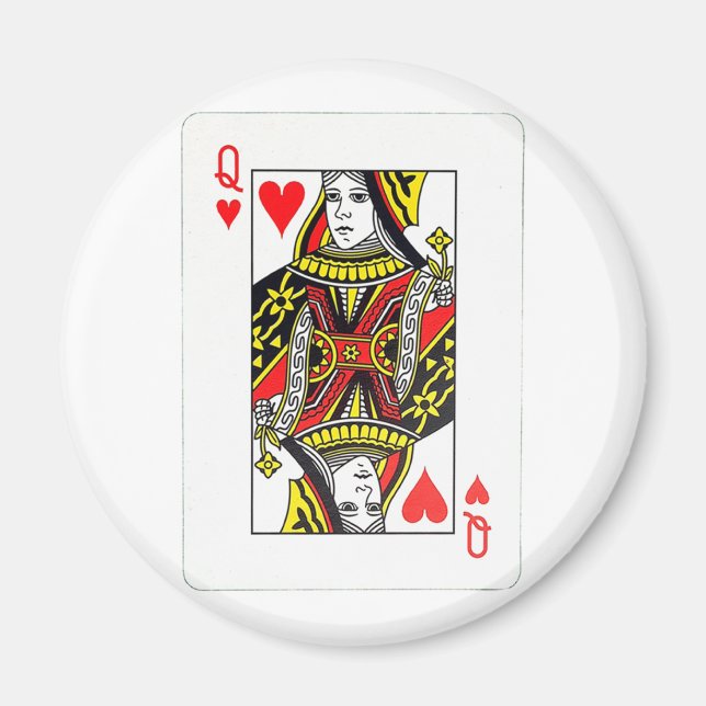 QUEEN OF HEARTS MAGNET (Front)