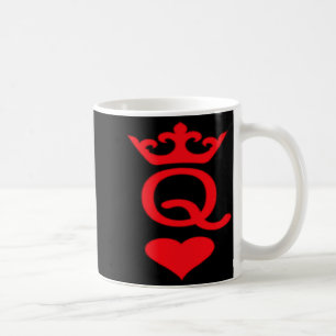 Queen Of Hearts Matching Couple Saint Valentines Coffee Mug
