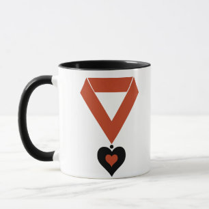 Queen of Hearts Medallion Mug