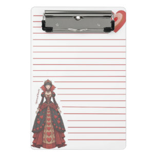 Queen of Hearts Mini Clipboard