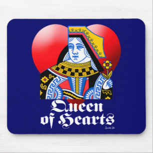 QUEEN OF HEARTS MOUSE MAT