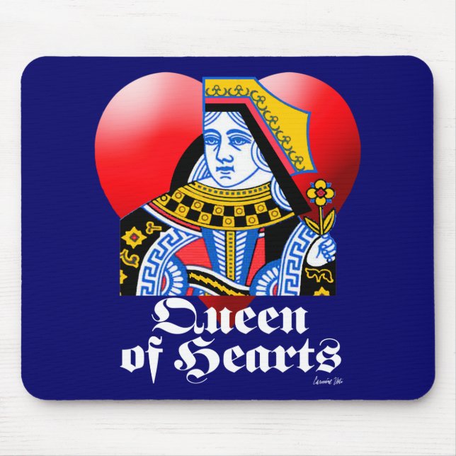 QUEEN OF HEARTS MOUSE MAT (Front)