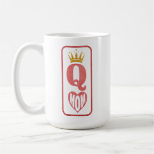 Queen of Hearts Mum Mother’s Day Crown Coffee Mug