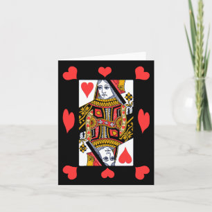 Queen of Hearts Notecard