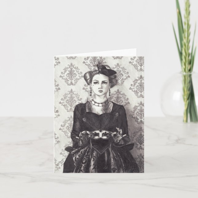 Queen of Hearts - Notecard (Front)