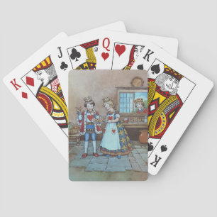 Queen of Hearts Nursery rhyme Illustration Playing Cards