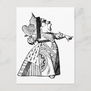 Queen of Hearts - Off with her head! Postcard
