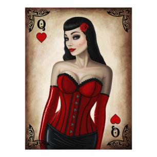 Queen of Hearts Photo Print