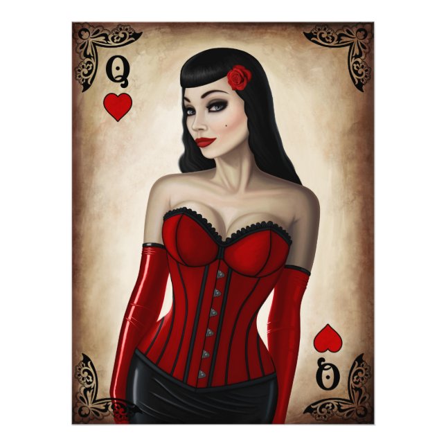 Queen of Hearts Photo Print (Front)
