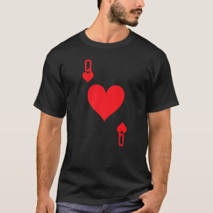 Queen Of Hearts - Playing Card Halloween Costume L T-Shirt