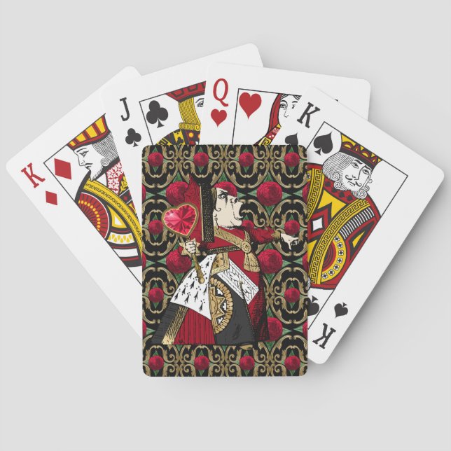 Queen of Hearts Playing Cards (Back)