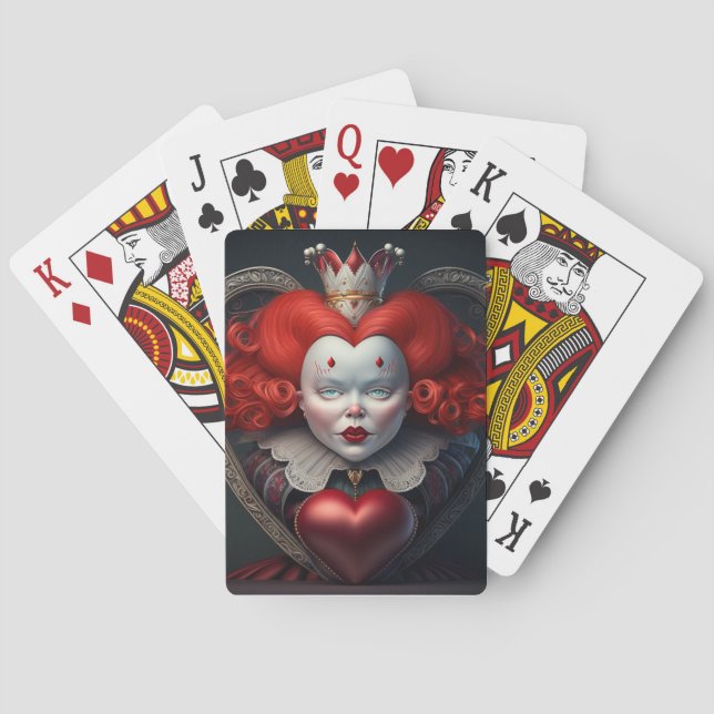 Queen of Hearts Playing Cards (Back)