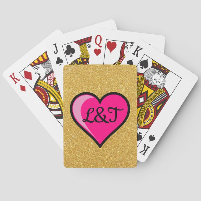 Queen of Hearts Playing Cards (Back)