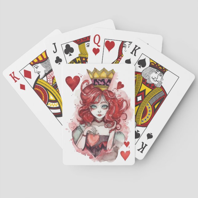 ❤️ Queen of Hearts ❤️ Playing Cards (Back)