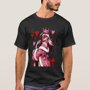 Queen of Hearts Playing Cards Deck of Cards Queen  T-Shirt